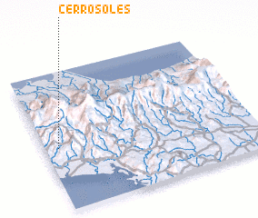 3d view of Cerro Soles