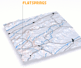 3d view of Flat Springs