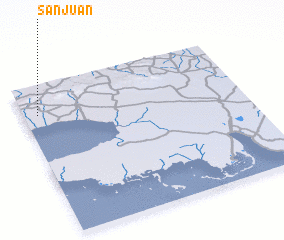 3d view of San Juan