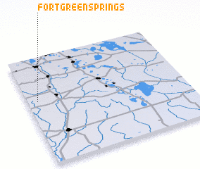 3d view of Fort Green Springs