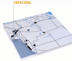 3d view of Cape Coral