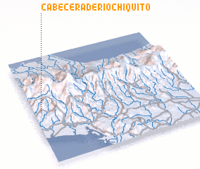 3d view of Cabecera de Río Chiquito