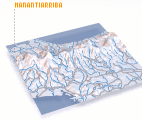 3d view of Manantí Arriba