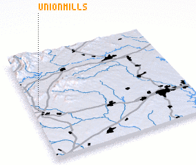 3d view of Union Mills