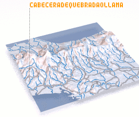 3d view of Cabecera de Quebrada Ollama