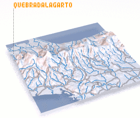 3d view of Quebrada Lagarto