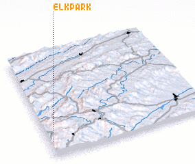 3d view of Elk Park