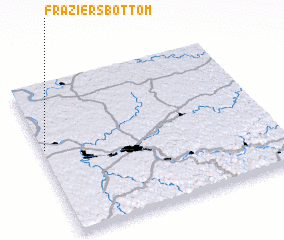 3d view of Fraziers Bottom