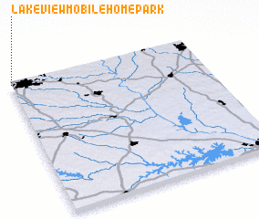 3d view of Lakeview Mobile Home Park