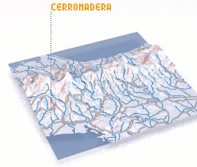 3d view of Cerro Madera