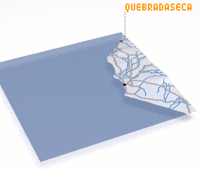 3d view of Quebrada Seca