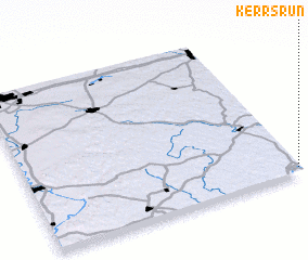 3d view of Kerrs Run