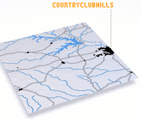 3d view of Country Club Hills