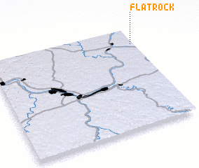 3d view of Flatrock