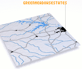 3d view of Green Meadows Estates