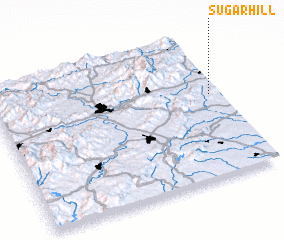 3d view of Sugar Hill