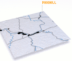 3d view of Pike Hill