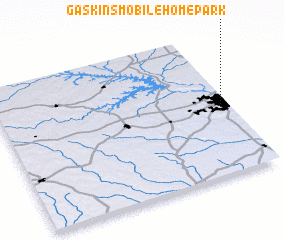 3d view of Gaskins Mobile Home Park