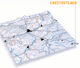 3d view of Chestnut Lake