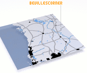 3d view of Bevilles Corner