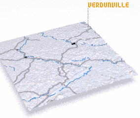 3d view of Verdunville