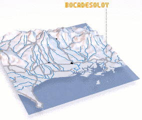 3d view of Boca de Soloy