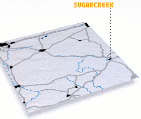 3d view of Sugar Creek