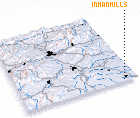 3d view of Inman Mills