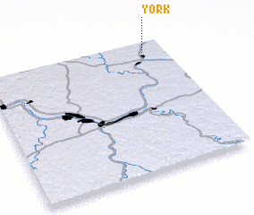 3d view of York