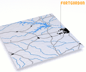 3d view of Fort Gordon