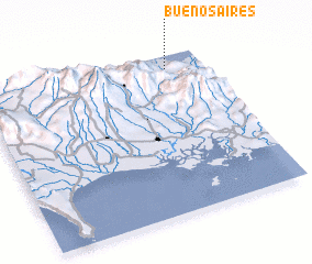 3d view of Buenos Aires