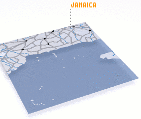 3d view of Jamaica