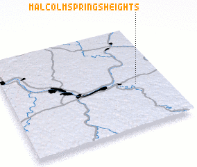 3d view of Malcolm Springs Heights