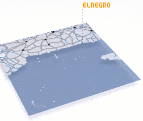 3d view of El Negro