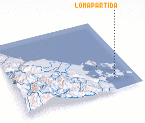 3d view of Loma Partida