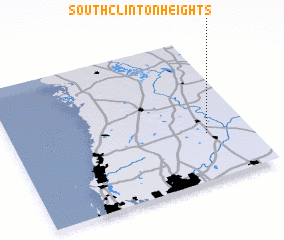 3d view of South Clinton Heights