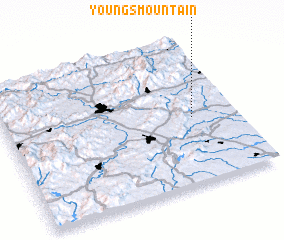 3d view of Youngs Mountain