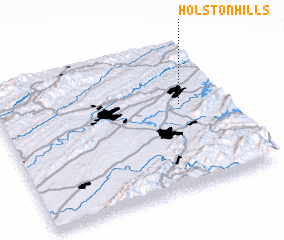 3d view of Holston Hills