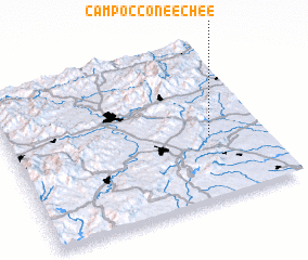 3d view of Camp Occoneechee