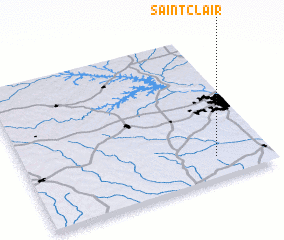 3d view of Saint Clair