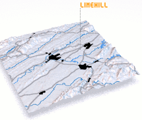 3d view of Lime Hill