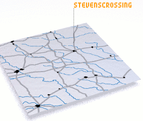 3d view of Stevens Crossing