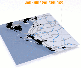 3d view of Warm Mineral Springs