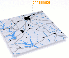 3d view of Cane Brake