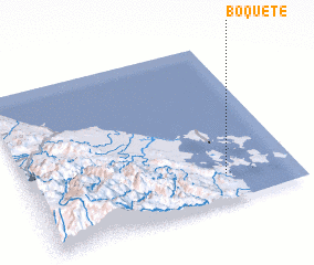 3d view of Boquete