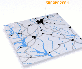 3d view of Sugar Creek