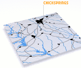 3d view of Chick Springs