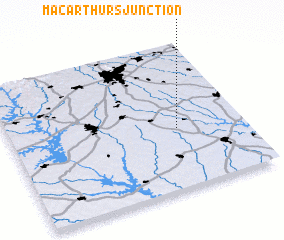 3d view of MacArthurs Junction