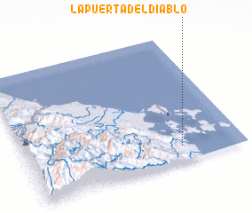 3d view of La Puerta del Diablo