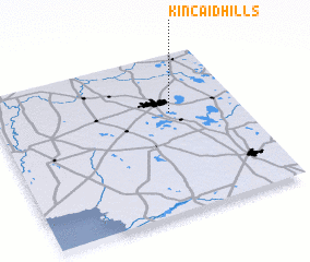 3d view of Kincaid Hills